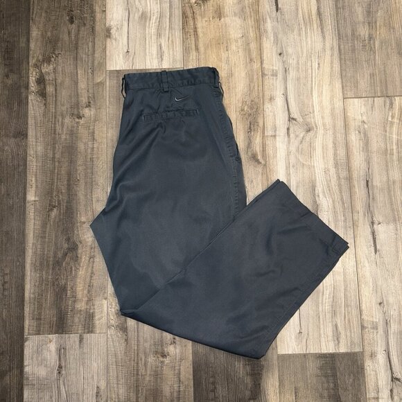 Nike Other - Nike Dri-FIT Golf Pants Mens 38*x30 Gray Flat Front Stretch Athletic Performance